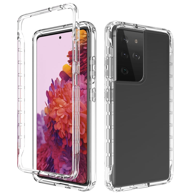 Shockproof High Transparency Two-color Gradual Change PC+TPU Candy Colors Protective Case, For Samsung Galaxy S21+ 5G, For Samsung Galaxy S21 Ultra 5G
