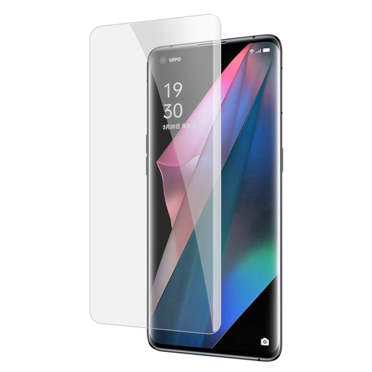 UV Liquid Curved Full Glue Tempered Glass, For OnePlus 9, For OPPO Find X3, For OPPO Find X3 Pro