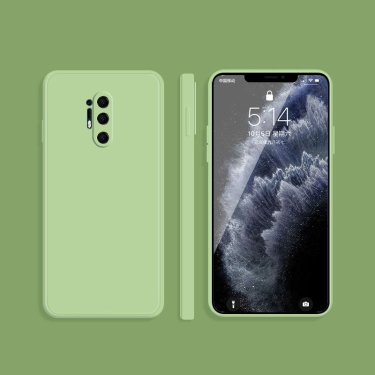 Solid Color Imitation Liquid Silicone Straight Edge Dropproof Full Coverage Protective Case, For OnePlus 8, For OnePlus 8 Pro