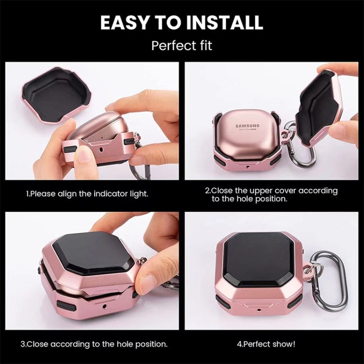 Wireless Earphones Thunder Battlegear Anti-fall Protective Case with Hook Up For Samsung Galaxy Buds Live