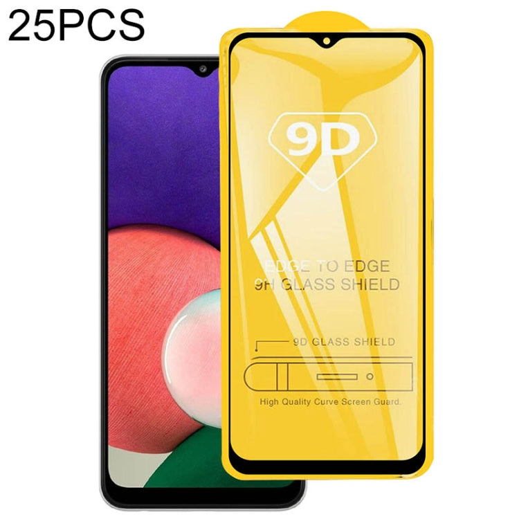 25 PCS 9D Full Glue Full Screen Tempered Glass Film, For Samsung Galaxy A22 4G (25 PCS), For OnePlus Nord CE 5G / Nord CE 2 5G (25 PCS), For Samsung Galaxy S21 FE 5G (25 PCS), For Samsung Galaxy A22 5G (25 PCS)