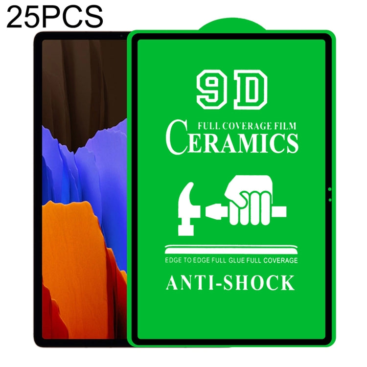 25 PCS 9D Full Screen Full Glue Ceramic Film, For Samsung Galaxy Tab A 8.4 2020 (25 PCS), For Samsung Galaxy Tab A 10.1 2016 T580/T585 (25 PCS), For Samsung Galaxy Tab A 10.5 2018 T590/T595 (25 PCS), For Samsung Galaxy Tab A7 Lite 8.7 inch T225 (25 PCS...