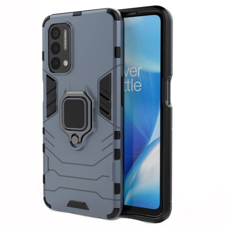 PC + TPU Shockproof Protective Case with Magnetic Ring Holder, For OnePlus Nord N200 5G