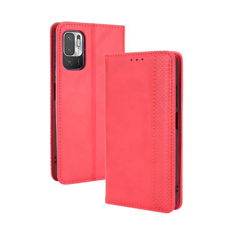 Magnetic Buckle Retro Crazy Horse Texture Horizontal Flip Leather Case with Holder & Card Slots & Photo Frame, For Motorola Edge 20 Lite, For Motorola Edge 20 Pro / Edge S Pro, For OPPO A16, For OPPO Reno6 Z, For vivo V21e 5G, For Xiaomi Redmi Note 10 5G