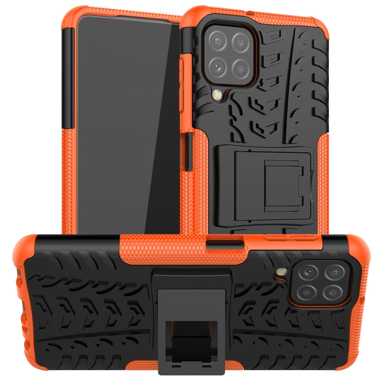 Tire Texture Shockproof TPU+PC Protective Case with Holder, For Xiaomi Poco X3 GT, For Samsung Galaxy A22 4G
