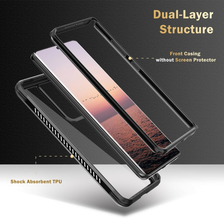 C1 2 in 1 Shockproof TPU + PC Protective Case with PET Screen Protector, For Samsung Galaxy S21 Ultra 5G