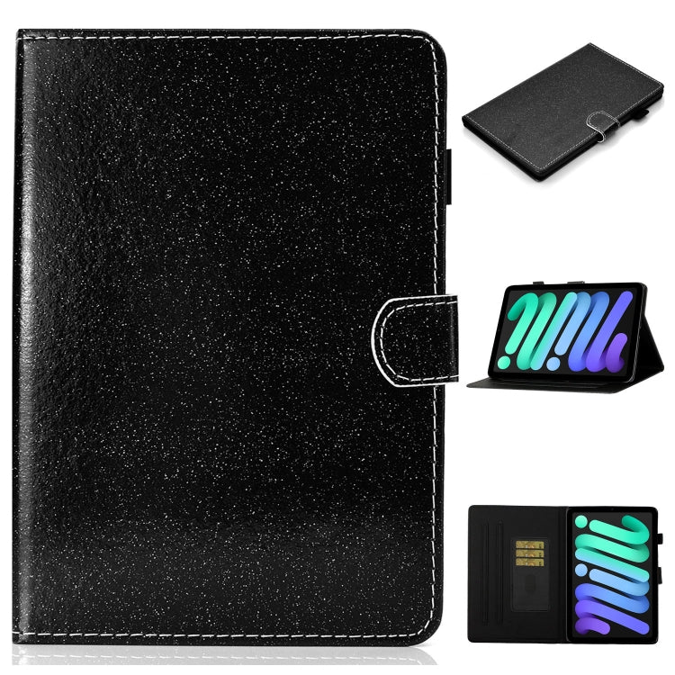 Glossy Glitter Powder Horizontal Flip Leather Case with Holder & Card Slot & Sleep / Wake-up Function, For iPad mini 2024 / mini 6