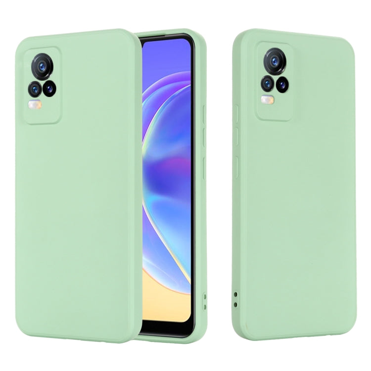 Solid Color Liquid Silicone Shockproof Full Coverage Protective Case, For OnePlus Nord 2 5G, For vivo V21e 4G / Y73 2021
