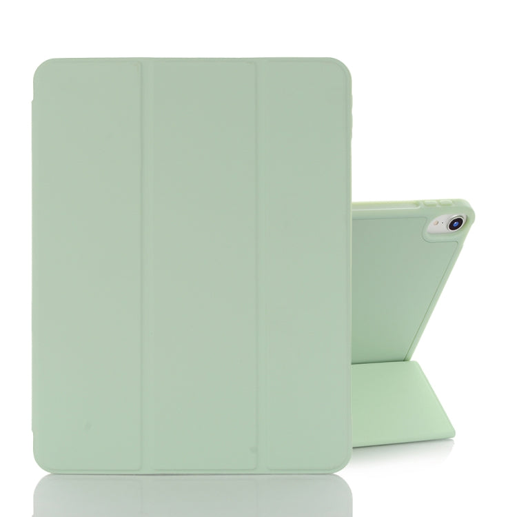 Back Sticker Skin Feel Leather Tablet Case with Tri-fold Holder, For iPad mini 6, For iPad mini 6 / mini 2024