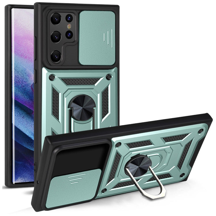 Sliding Camera Cover Design TPU+PC Protective Case, For Samaung Galaxy S22 5G, For Samaung Galaxy S22+ 5G, For Samaung Galaxy S22 Ultra 5G