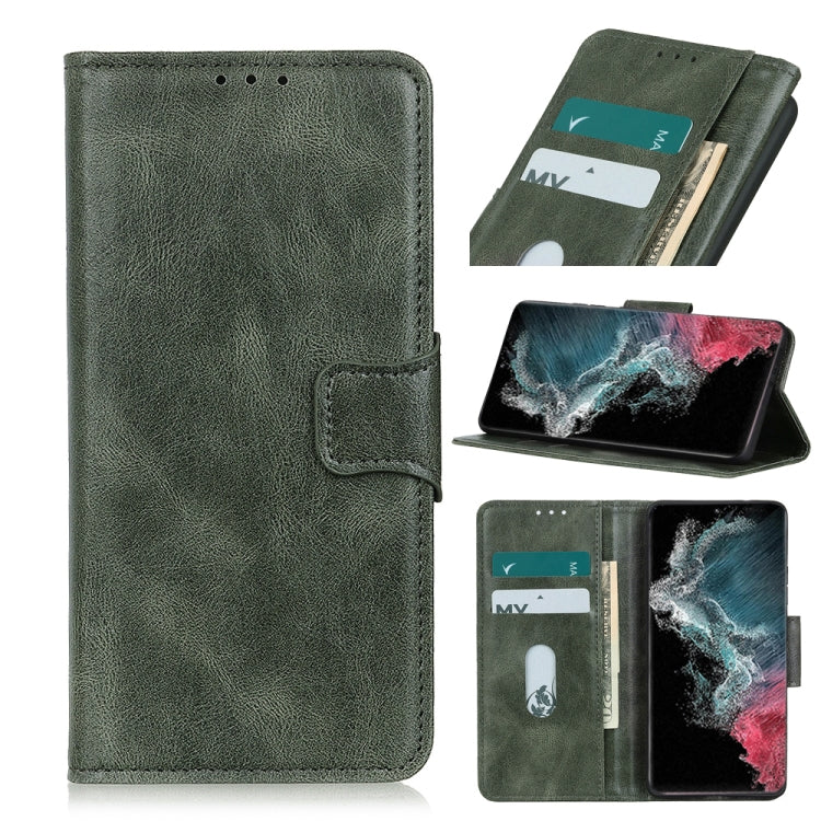 Mirren Crazy Horse Texture Horizontal Flip Leather Case with Holder & Card Slots & Wallet, For Samsung Galaxy S22 5G, For Samsung Galaxy S22+ 5G, For Samsung Galaxy S22 Ultra 5G