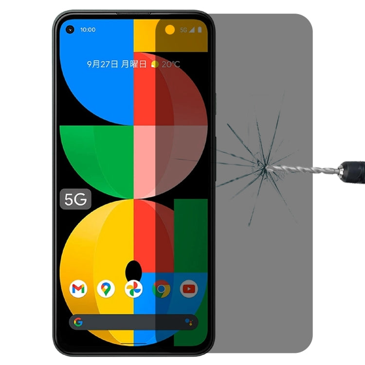 0.3mm 9H Surface Hardness 3D Curved Surface Privacy Glass Film, For Google Pixel 6 (1 PC), For Google Pixel 5a 5G (1 PC)