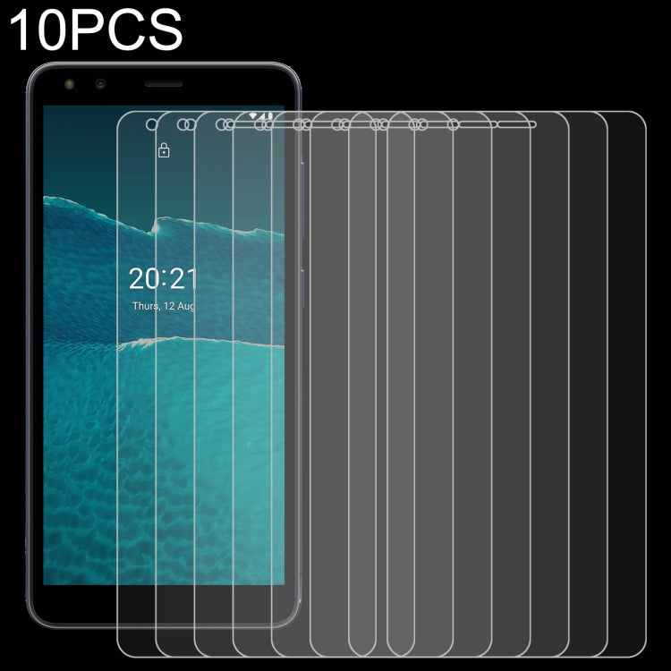 10 PCS 0.26mm 9H 2.5D Tempered Glass Film, For Honor X30 Max (10 PCS), For TCL 20 R 5G / 20Y (10 PCS), For Tecno Spark 7 (10 PCS), For Tecno Spark 7 Pro (10 PCS), For Nokia C1 2nd Edition (10 PCS)