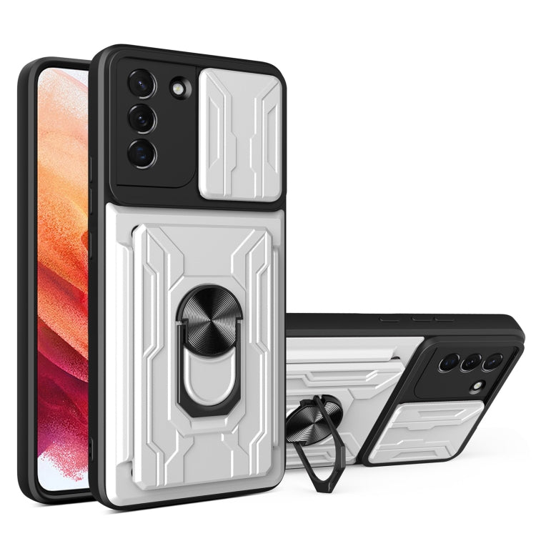 Sliding Camshield Card Phone Case, For Samsung Galaxy A22 5G, For Samsung Galaxy S21 5G, For Samsung Galaxy S21+ 5G