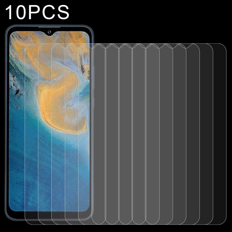 10 PCS 0.26mm 9H 2.5D Tempered Glass Film, For OPPO Find X5 Lite (10 PCS), For Itel A27 (10 PCS), For Blackview OSCAL C60 (10 PCS), For Blackview A55 Pro (10 PCS), For ZTE Blade A51s (10 PCS)