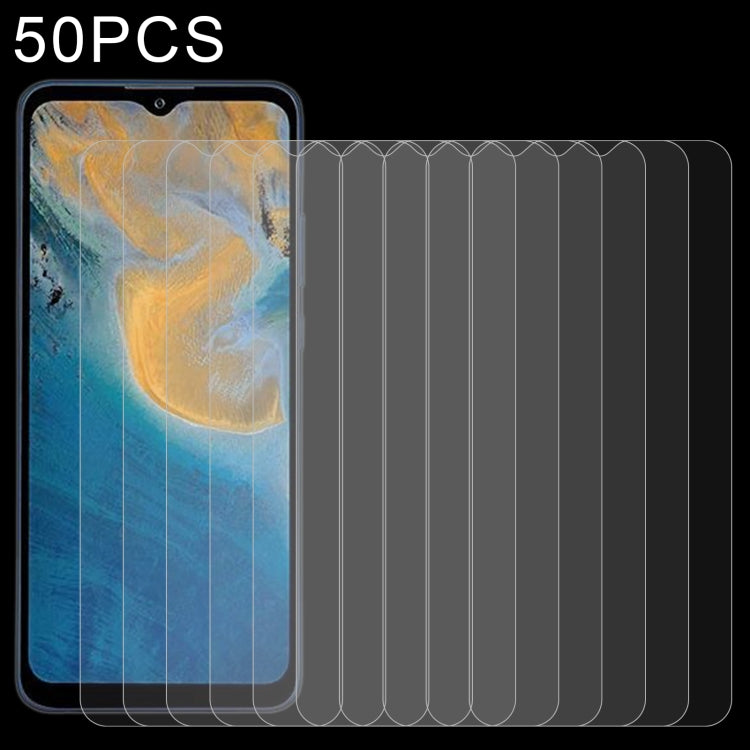 50 PCS 0.26mm 9H 2.5D Tempered Glass Film, For OPPO Find X5 (50 PCS), For OPPO Find X5 Lite (50 PCS), For Itel A27 (50 PCS), For Blackview OSCAL C60 (50 PCS), For Blackview A55 Pro (50 PCS), For ZTE Blade A51s (50 PCS)