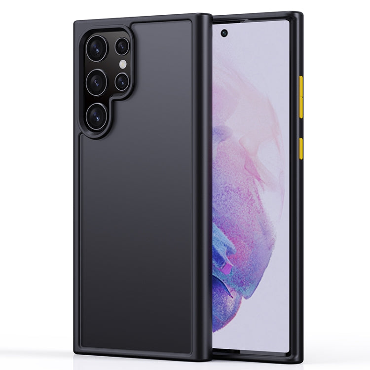 Skin Feel Series PC + TPU Frosted Phone Case, For Samsung Galaxy S22 Ultra 5G