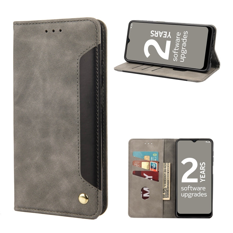 Skin Feel Splicing Leather Phone Case, For Motorola Moto G22, For Nokia G21