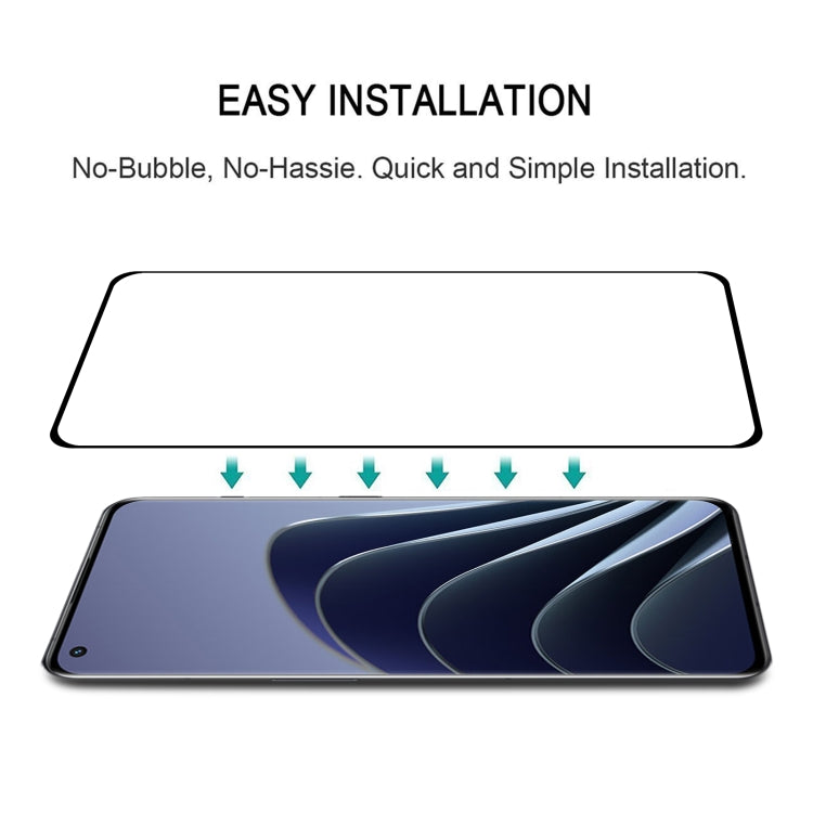 3D Curved Edge Full Screen Tempered Glass Film, For OnePlus 10 Pro(1 PC)