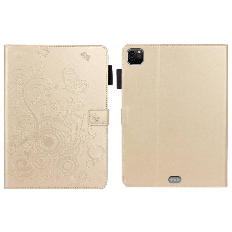 Embossed Butterfly Pattern Smart Leather Tablet Case, For iPad mini 2024 / mini 6, For iPad Pro 11 inch 2020 / 2018