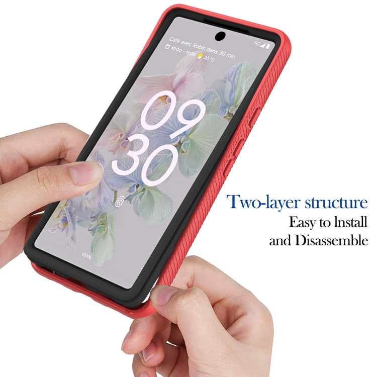 Starry Sky Solid Color Series PC + TPU Phone Case, For Google Pixel 6a