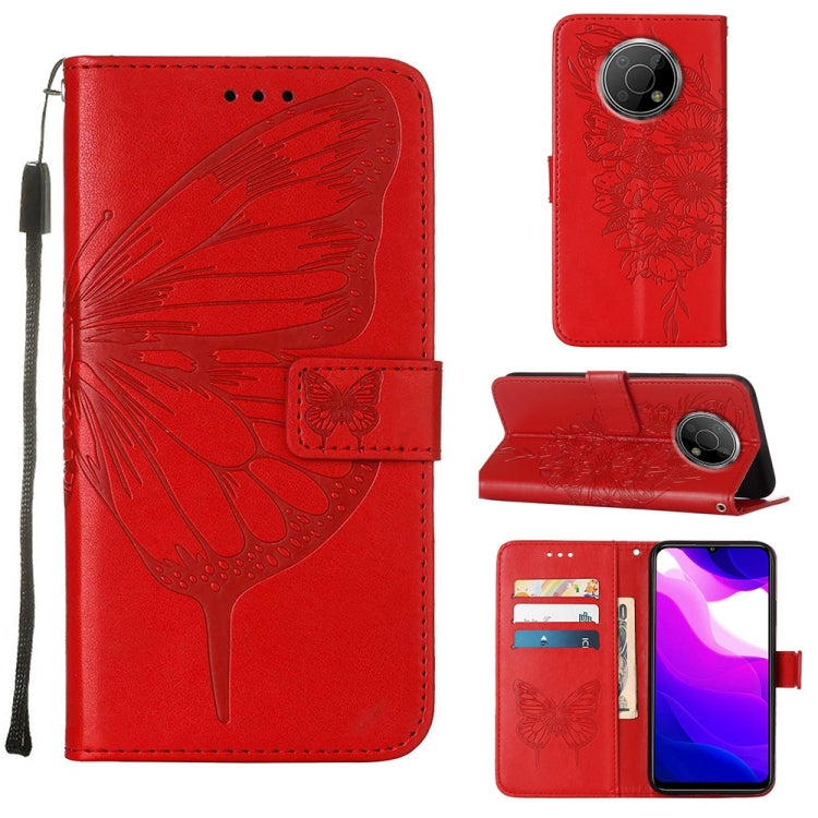 Embossed Butterfly Leather Phone Case, For Nokia C30, For Nokia G21 / G11, For Nokia G300