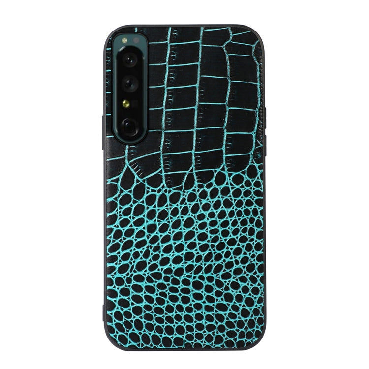 Crocodile Texture Genuine Leather Phone Case, For OPPO Reno7 5G International Version / Find X5 Lite, For OPPO Reno7 5G Chinese Version, For OPPO Reno7 Pro, For Sony Xperia 1 IV