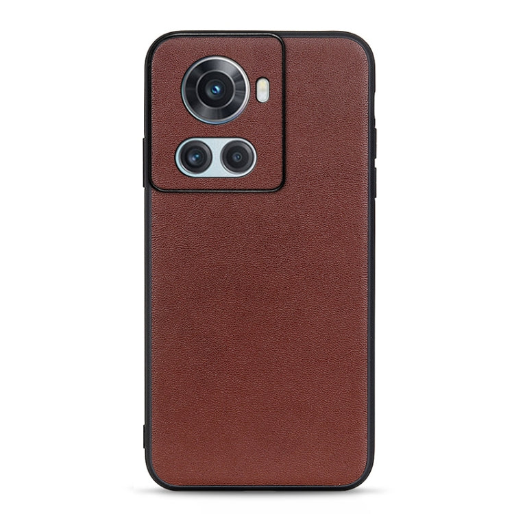 Accurate Hole Lambskin Texture Genuine Leather Phone Case, For OPPO A57 5G, For OPPO K10 5G, For OPPO K10 Pro 5G, For OPPO Realme 9 Pro, For vivo S15e, For OnePlus Ace