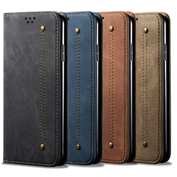 Denim Texture Leather Phone Case, For vivo S15e / T1 5G Snapdragon 778G, For OnePlus Nord 2T, For Xiaomi 12 Lite