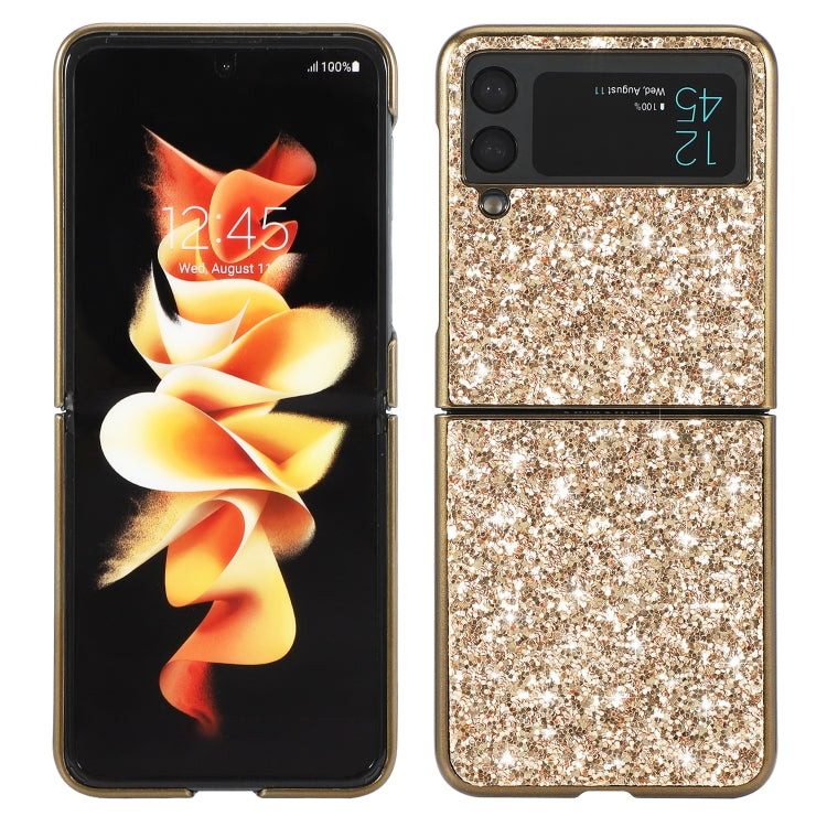 Glitter Powder Shockproof TPU Phone Case, For Samsung Galaxy Z Flip4