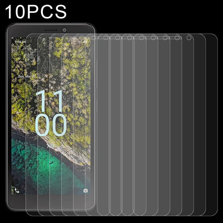 10 PCS 0.26mm 9H 2.5D Tempered Glass Film, For Umidigi Bison 2 (10 PCS), For Umidigi Bison 2 Pro (10 PCS), For Nokia C100 (10 PCS)