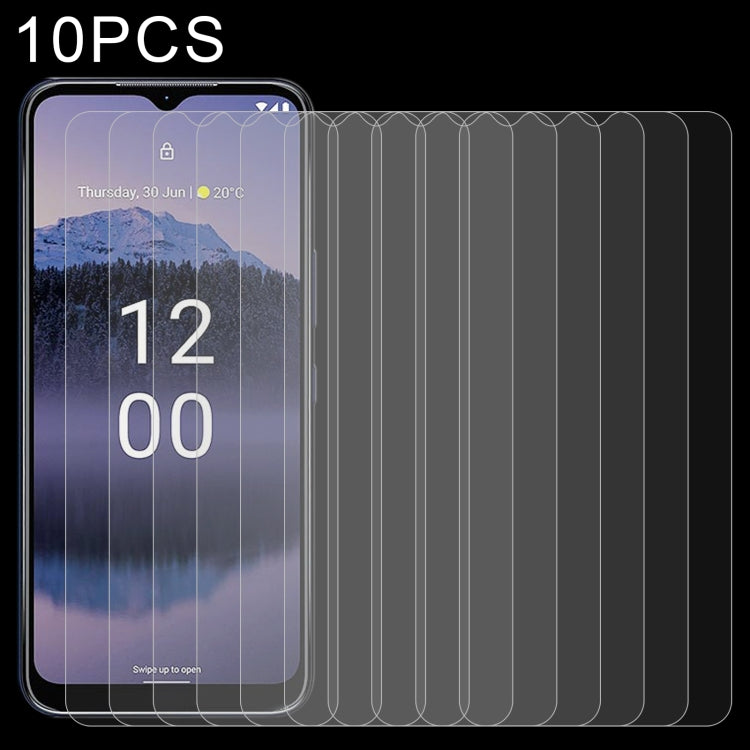 10 PCS 0.26mm 9H 2.5D Tempered Glass Film, For HTC Desire 22 Pro (10 PCS), For Nokia G11 Plus (10 PCS)