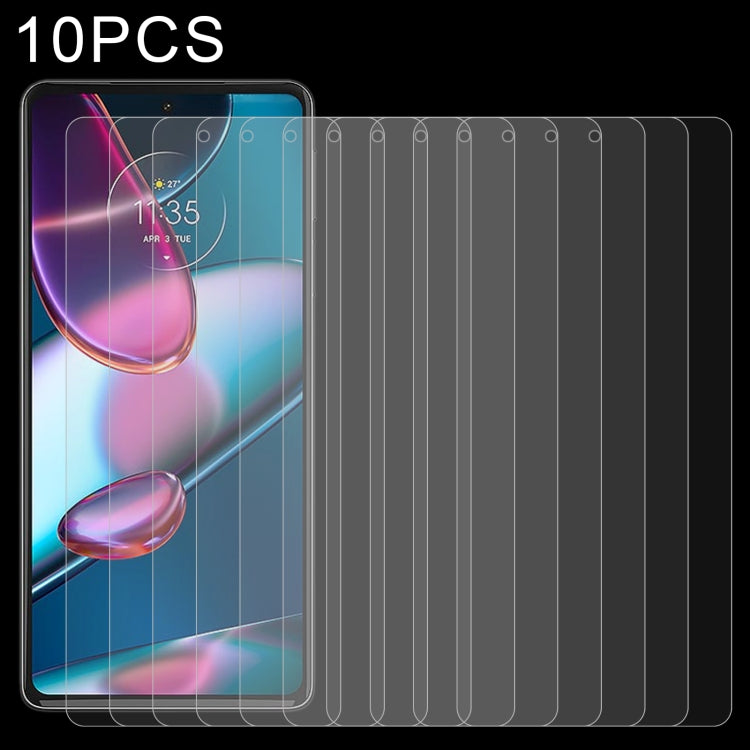 10 PCS 0.26mm 9H 2.5D Tempered Glass Film, For Motorola Edge (2022)(10 PCS), For Motorola Edge+ 5G UW(10 PCS), For Tecno Pop 6 Go(10 PCS)