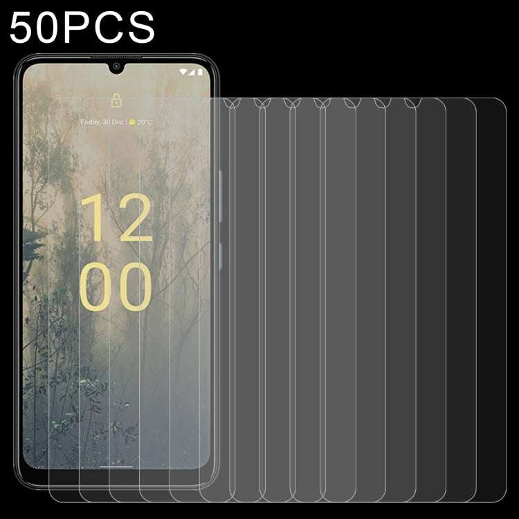 50 PCS 0.26mm 9H 2.5D Tempered Glass Film, For T-Mobile REVVL 6 5G (50 PCS), For T-Mobile REVVL 6 Pro 5G (50 PCS), For Motorola Edge 30 Neo (50 PCS), For Nokia X30 (50 PCS), For Nokia G60 (50 PCS), For Nokia C31 (50 PCS)