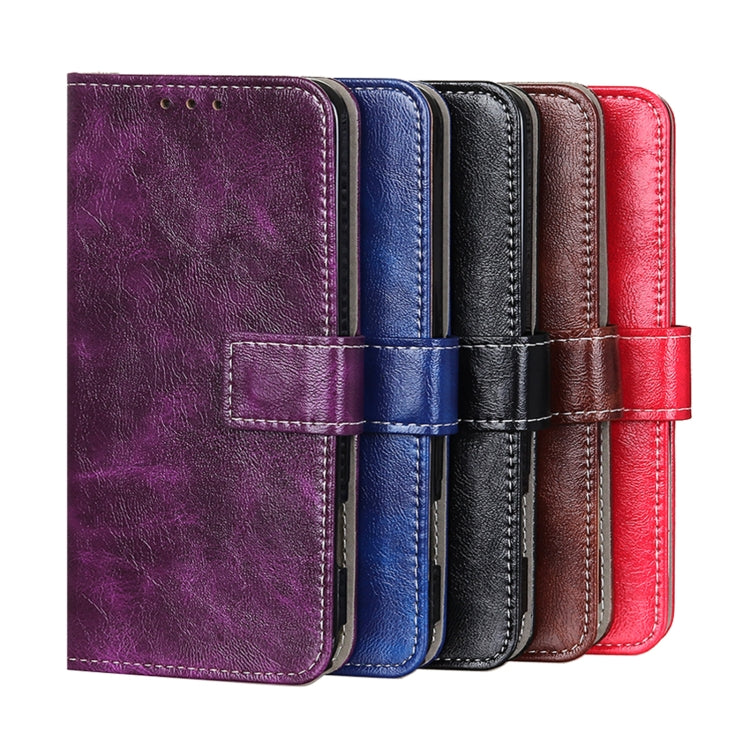 Retro Crazy Horse Texture Horizontal Flip Leather Phone Case, For Sony Xperia 5 IV, For Samsung Galaxy A04 4G