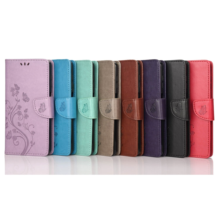 Butterfly Flower Pattern Flip Leather Phone Case, For Asus Zenfone 9