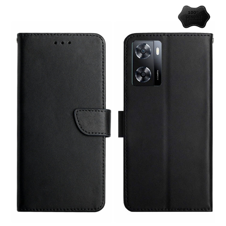 Genuine Leather Fingerprint-proof Flip Phone Case, For Samsung Galaxy A04E, For Samsung Galaxy A14 5G, For OnePlus Nord N300