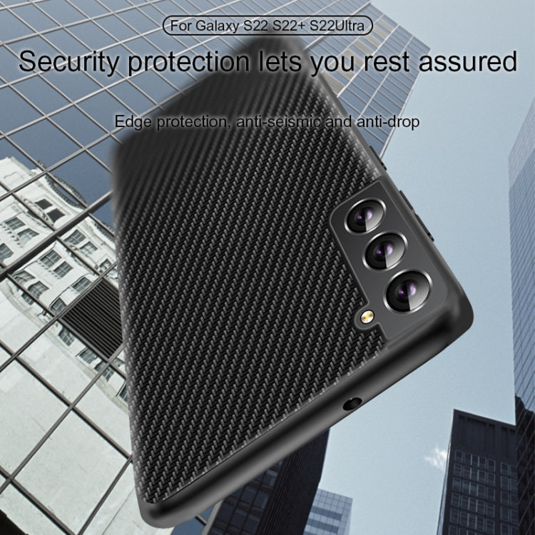 Carbon Fiber Texture Printing Phone Case, For Samsung Galaxy S23 5G, For Samsung Galaxy S23+ 5G, For Samsung Galaxy S23 Ultra 5G