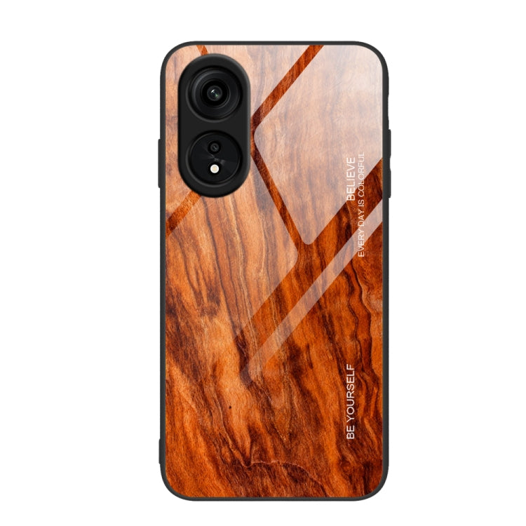 Wood Grain Glass TPU Phone Case, For Xiaomi 13, For Xiaomi 13 Pro, For Xiaomi Redmi A1+, For OPPO A1 Pro