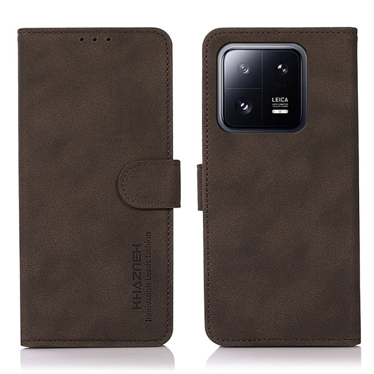 KHAZNEH Matte Texture Leather Phone Case, For Motorola Moto X40 Pro, For Xiaomi 13 Pro, For Xiaomi 13