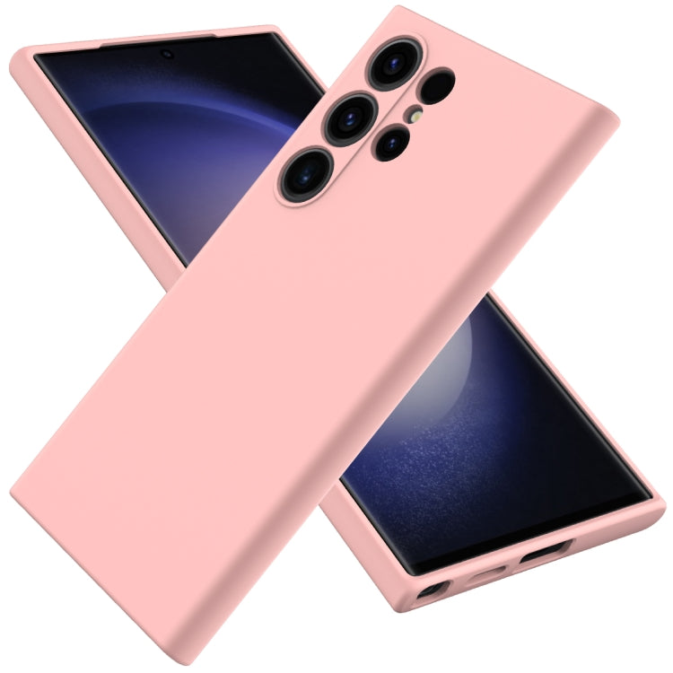 Solid Color Liquid Silicone Dropproof Full Coverage Phone Case, For Samsung Galaxy S25+ 5G, For Samsung Galaxy S25 Ultra, For Samsung Galaxy S24 FE 5G, For Samsung Galaxy S24 Ultra 5G