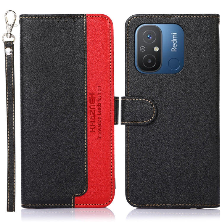 KHAZNEH Litchi Texture Leather RFID Phone Case