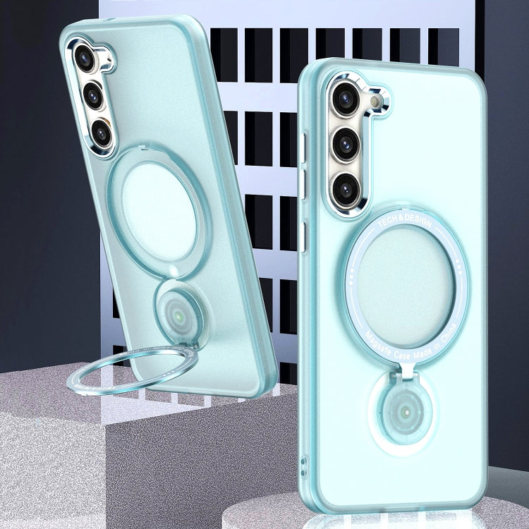 360 Degree Rotation Holder MagSafe Magnetic Phone Case, For Samsung Galaxy S23 Ultra 5G, For Samsung Galaxy S23+ 5G, For Samsung Galaxy S23 5G, For Samsung Galaxy S22 Ultra 5G, For Samsung Galaxy S22+ 5G, For Samsung Galaxy S22 5G