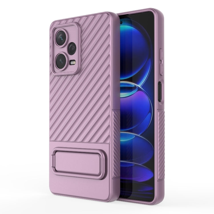 Wavy Texture TPU Phone Case with Lens Film