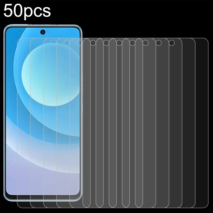 50pcs 0.26mm 9H 2.5D Tempered Glass Film, For Ulefone Note 16 Pro (50 PCS), For Tecno Camon 20 Pro 5G(50 PCS), For Tecno Camon 20 Premier(50 PCS)
