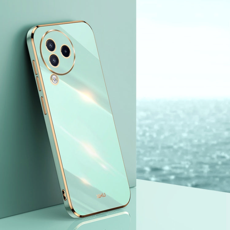 XINLI Straight Edge 6D Electroplate TPU Phone Case, For Xiaomi Redmi Note 12 Pro 4G, For Xiaomi Redmi Note 12 Turbo, For Xiaomi Civi 3 5G
