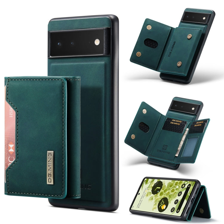 DG.MING M2 Series 3-Fold Multi Card Bag + Magnetic Phone Case, For Google Pixel 6