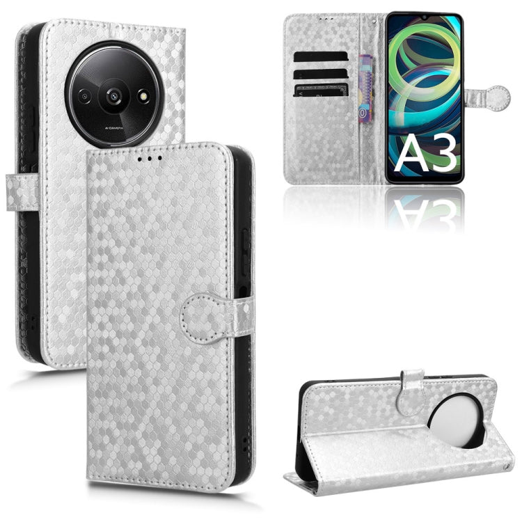 Honeycomb Dot Texture Leather Phone Case, For Xiaomi Poco F6 /Redmi Turbo 3, For Xiaomi Civi 4 Pro, For Xiaomi Poco M6 Pro 4G, For Xiaomi Redmi A3