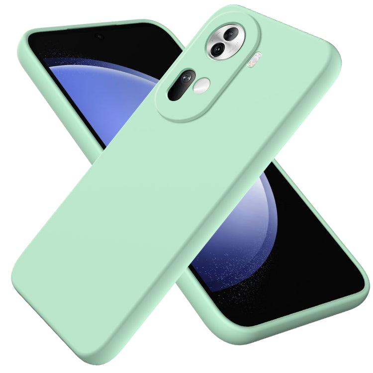 Solid Color Liquid Silicone Dropproof Full Coverage Phone Case, For OPPO Reno12 Pro 5G Global, For OPPO Reno12 5G Global, For OPPO F27 Pro / F27 Pro+, For OPPO A60 4G, For OPPO Reno11 F / F25 Pro, For OPPO Reno11 5G Global