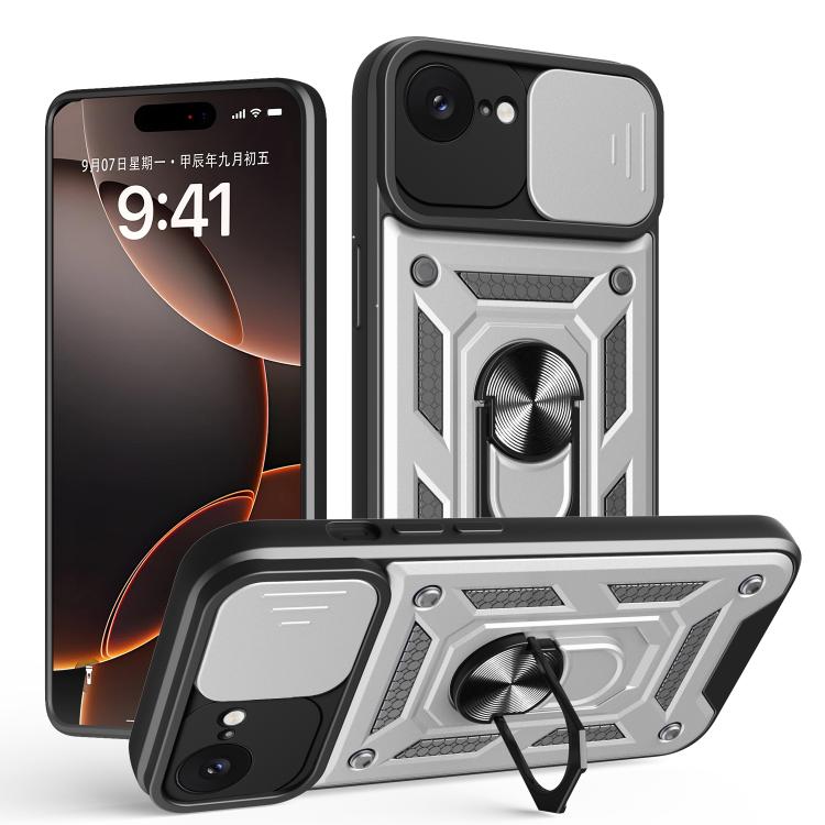 Sliding Camera Cover Design TPU+PC Phone Case, For iPhone 18 Pro, For iPhone 18 Pro Max, For iPhone 17e / 16e